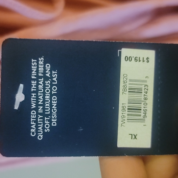 Lucky Brand Apricot Boho knit maxi dress size XL - Picture 6 of 12